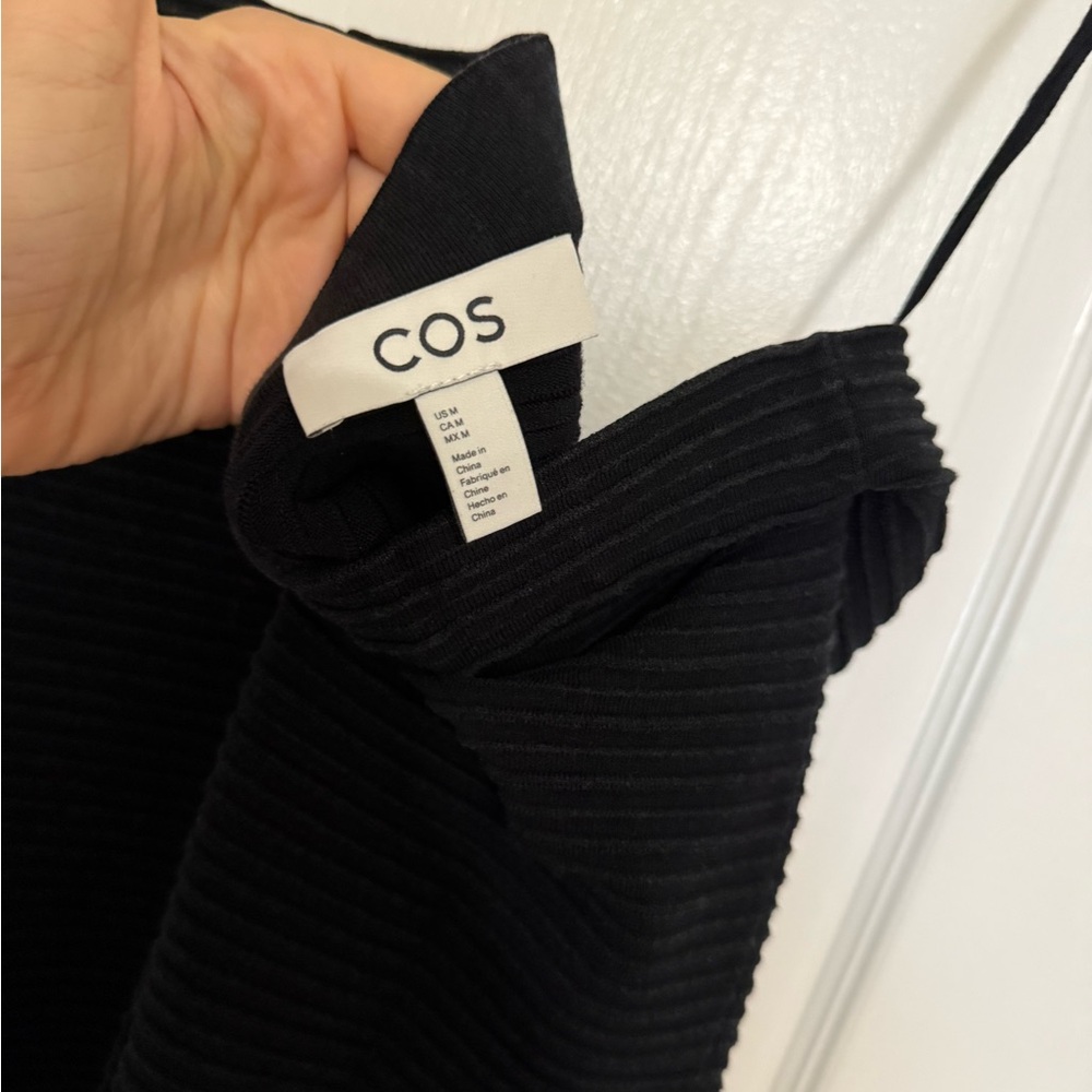 COS Black Ribbed Dress - Picture 5 of 5